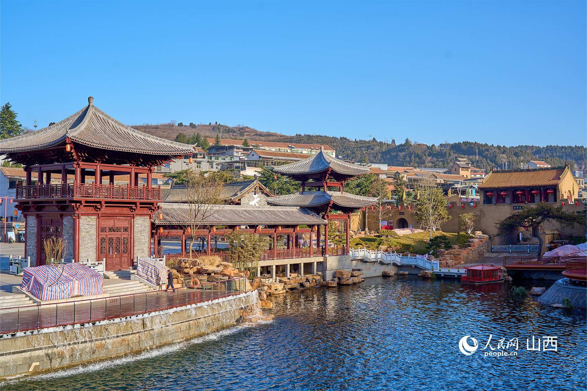 冬日里的山西省晉城市陽城縣白巷里。人民網(wǎng) 張超寧攝