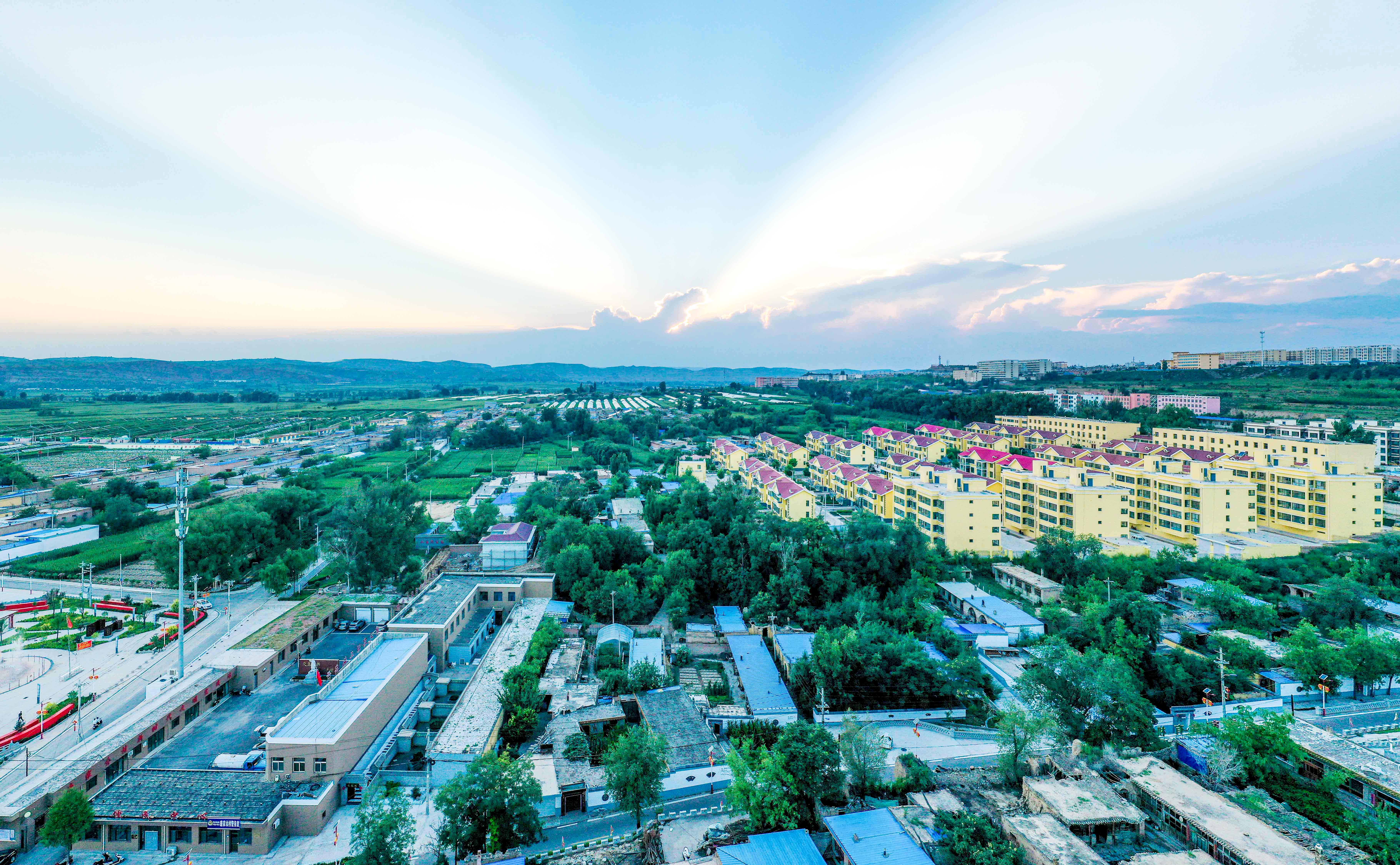 黃河岸邊的美麗村莊——唐家會村。